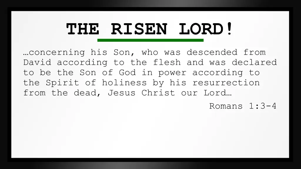 the risen lord 1