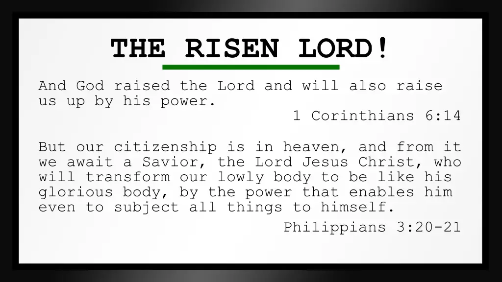 the risen lord 3