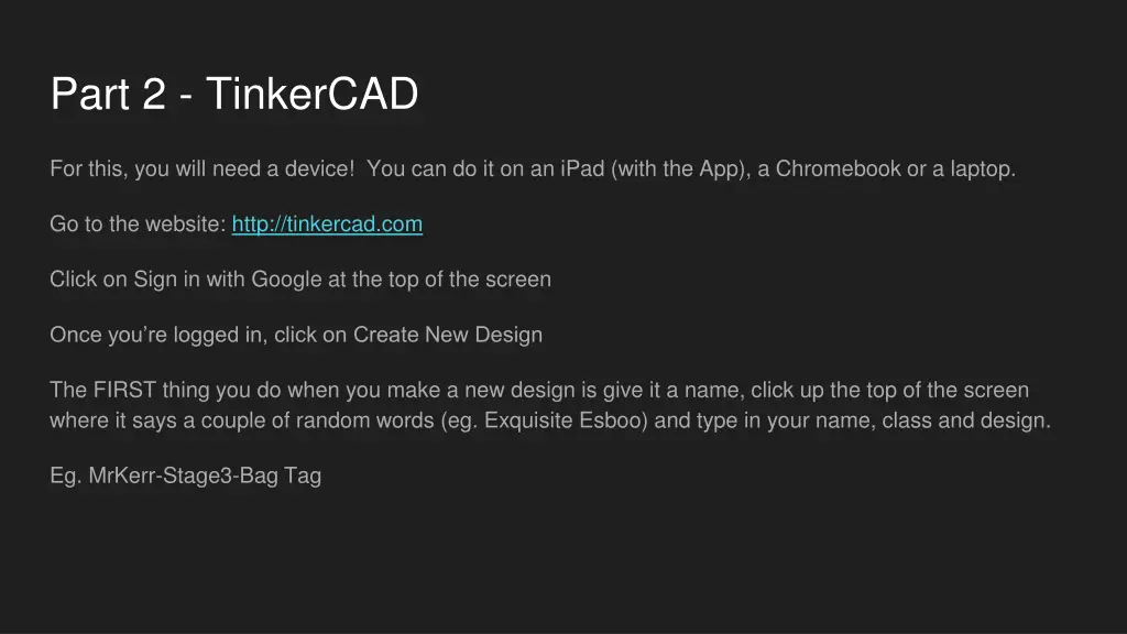 part 2 tinkercad