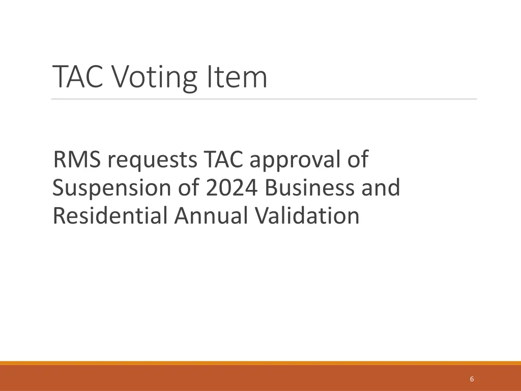 tac voting item