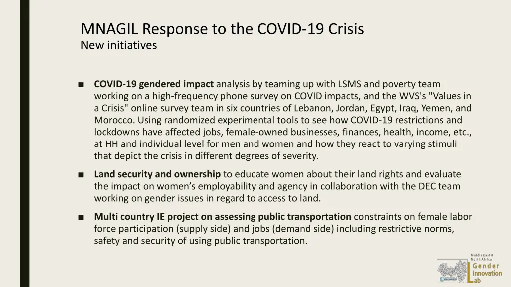 mnagil response to the covid 19 crisis 1