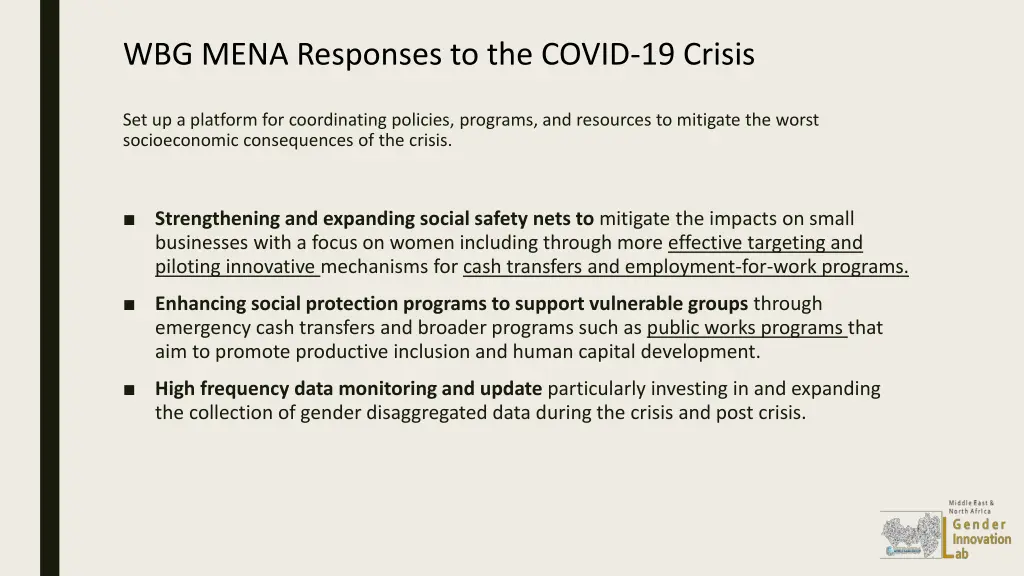 wbg mena responses to the covid 19 crisis