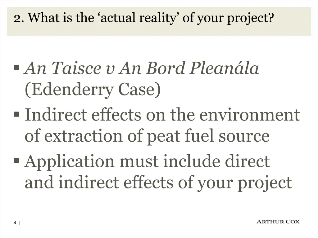 2 what is the actual reality of your project