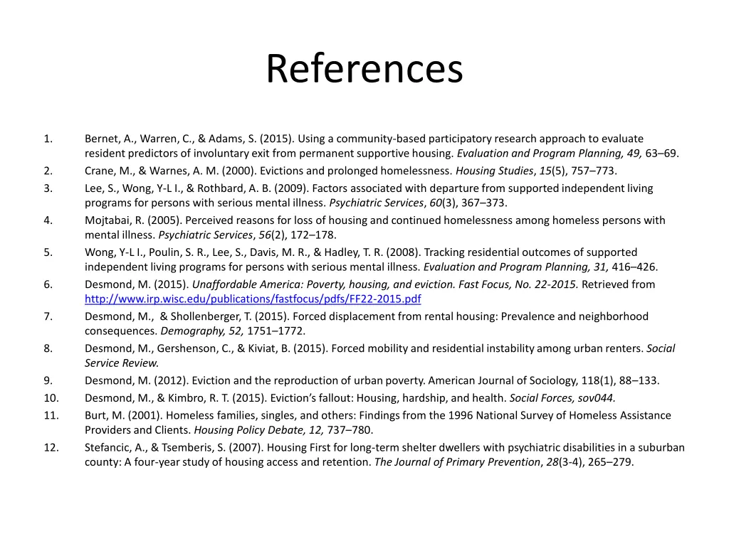references