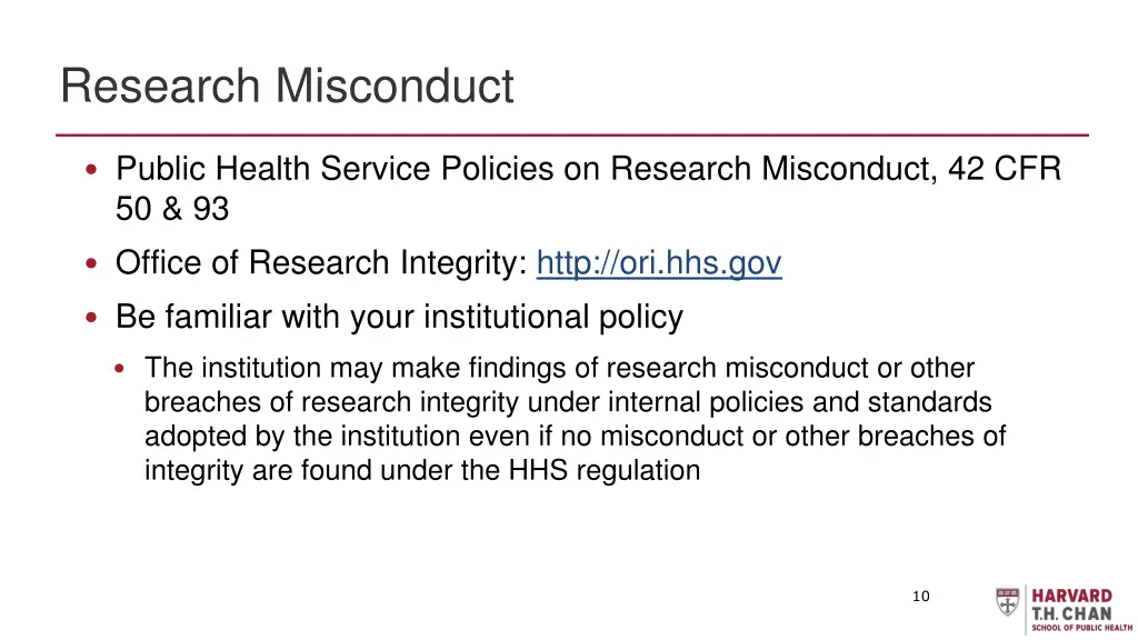 research misconduct