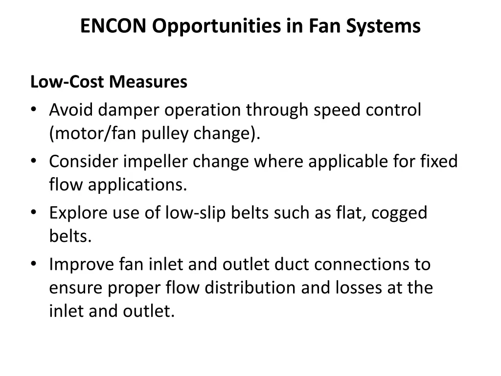 encon opportunities in fan systems 1