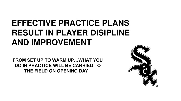 effective practice plans result in player