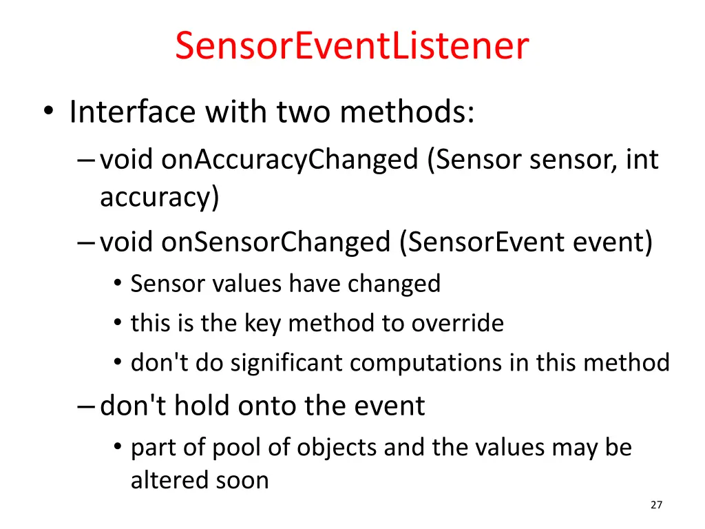 sensoreventlistener