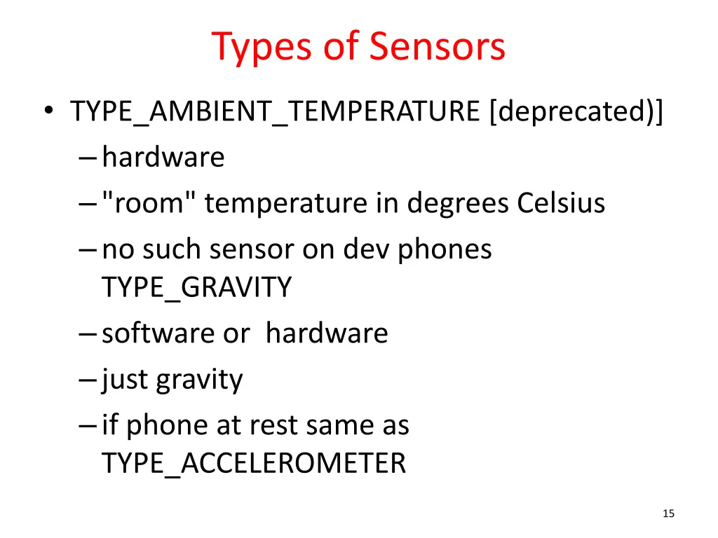 types of sensors 4