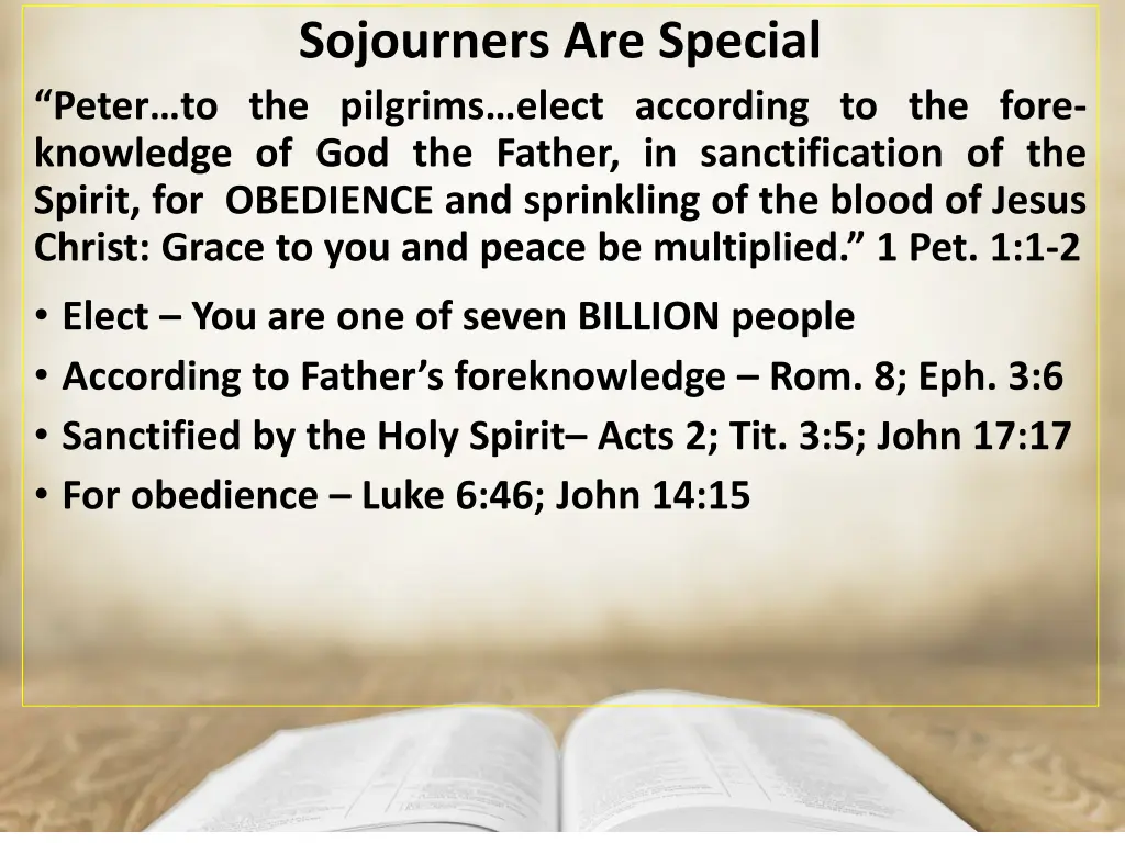 sojourners are special 5
