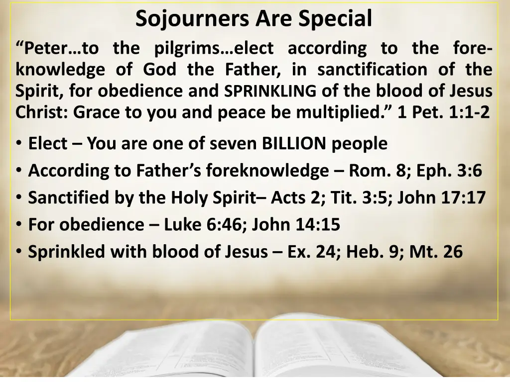 sojourners are special 6
