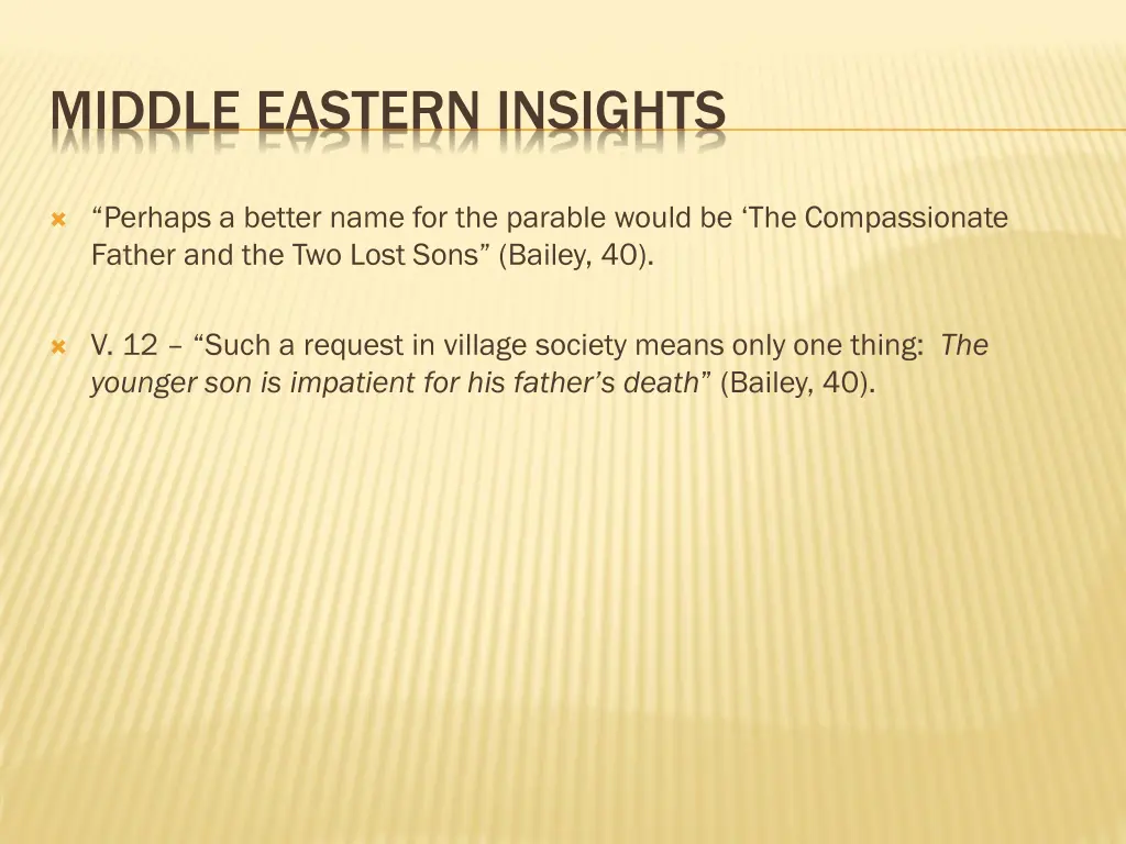 middle eastern insights