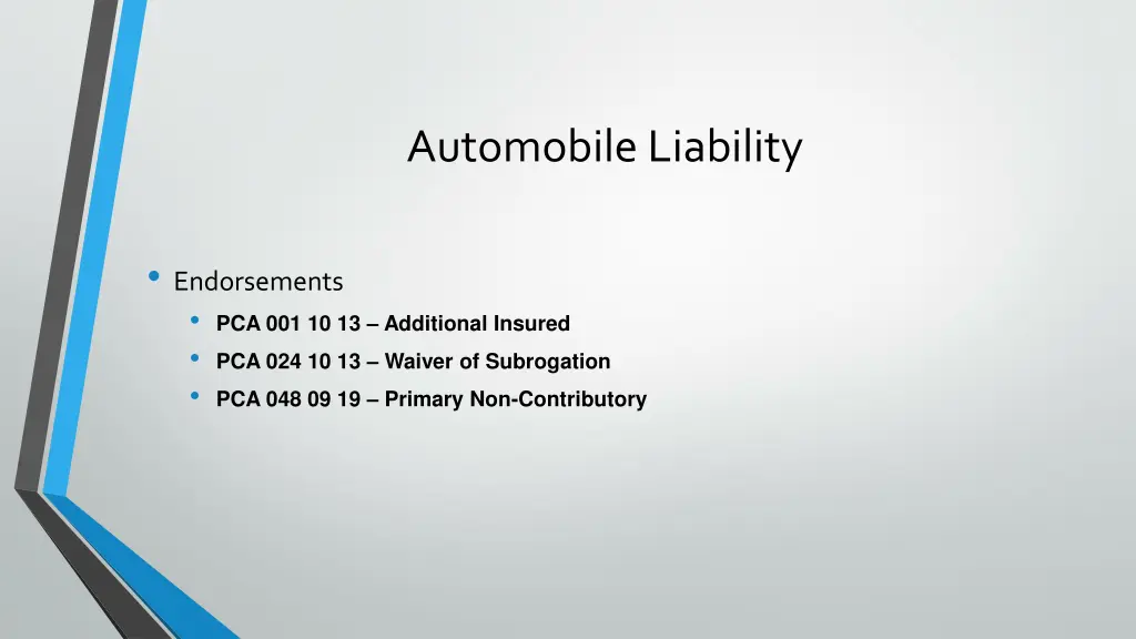 automobile liability 1
