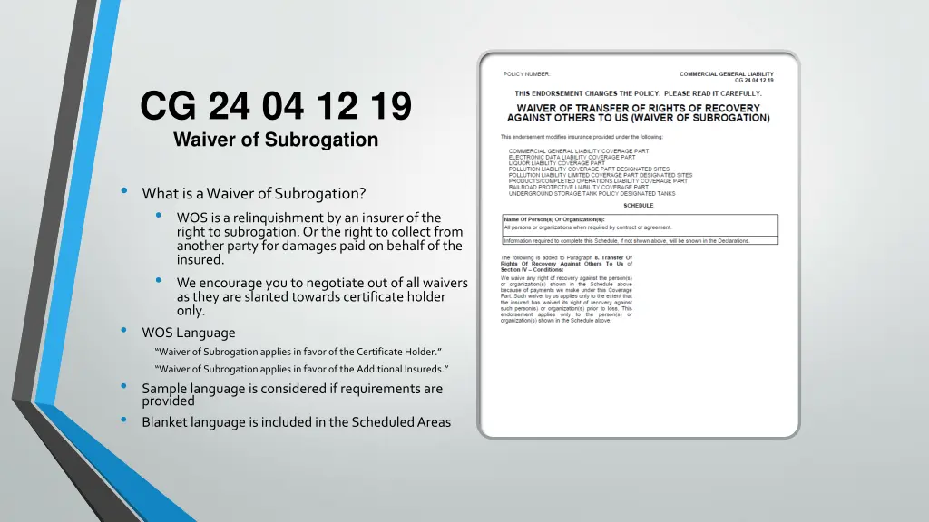 cg 24 04 12 19 waiver of subrogation