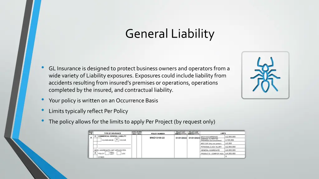 general liability