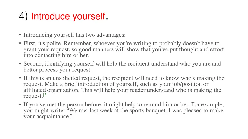 4 introduce yourself