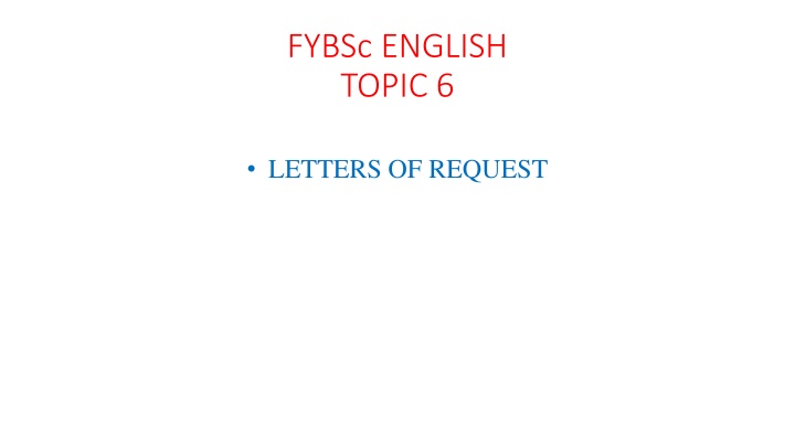 fybsc english topic 6