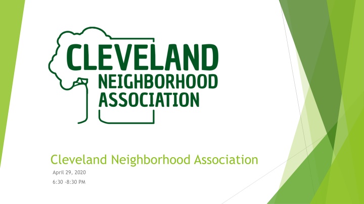 cleveland neighborhood association april 29 2020