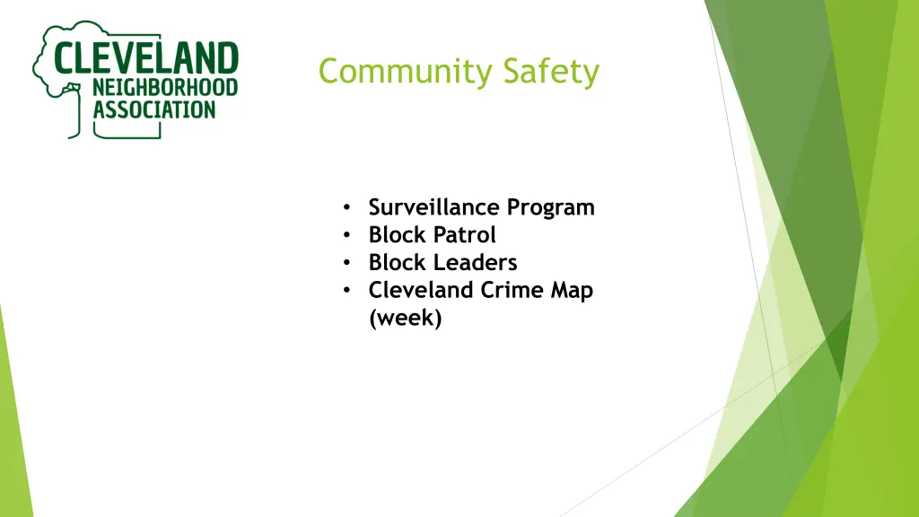 community safety