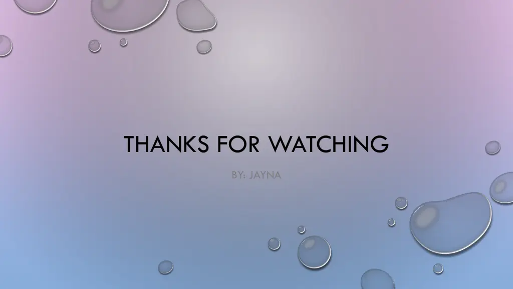 thanks for watching