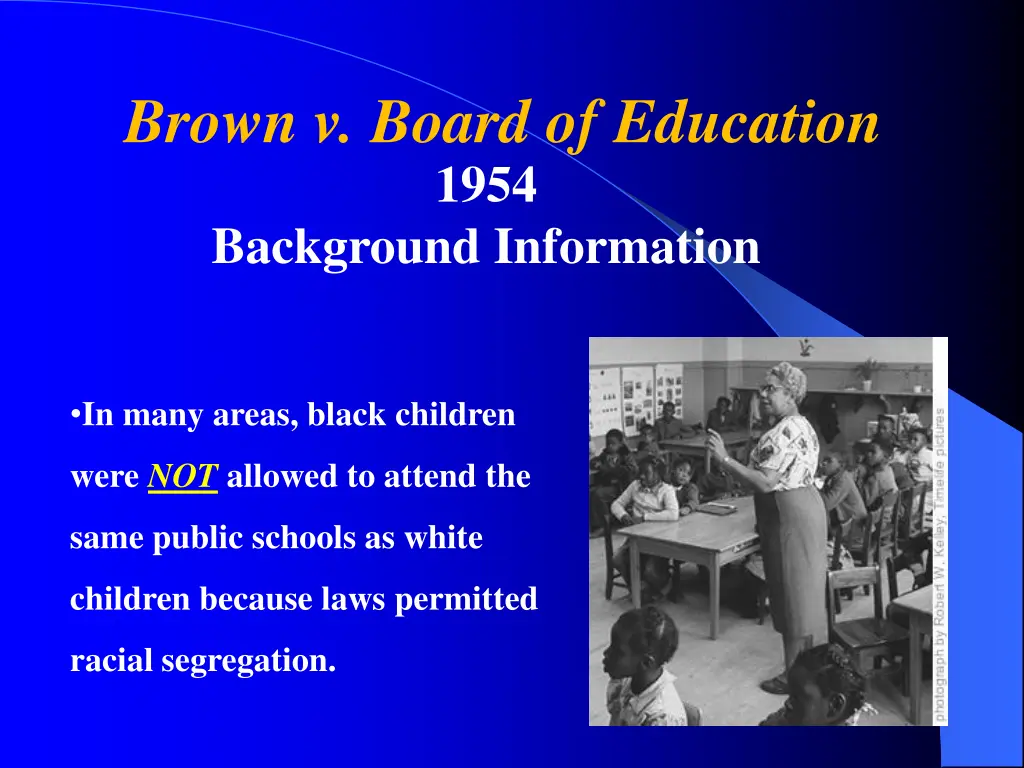 brown v board of education 1954 background