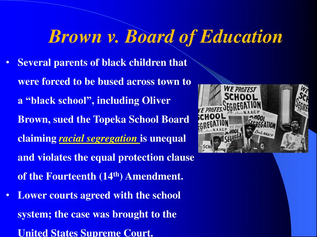 brown v board of education