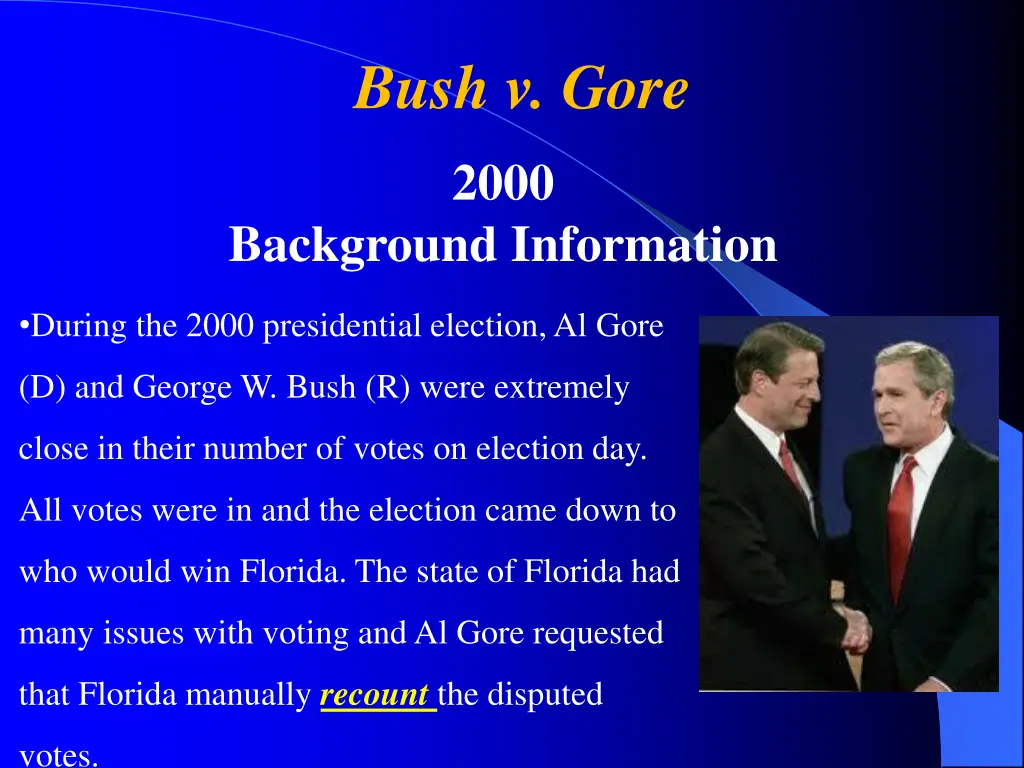 bush v gore