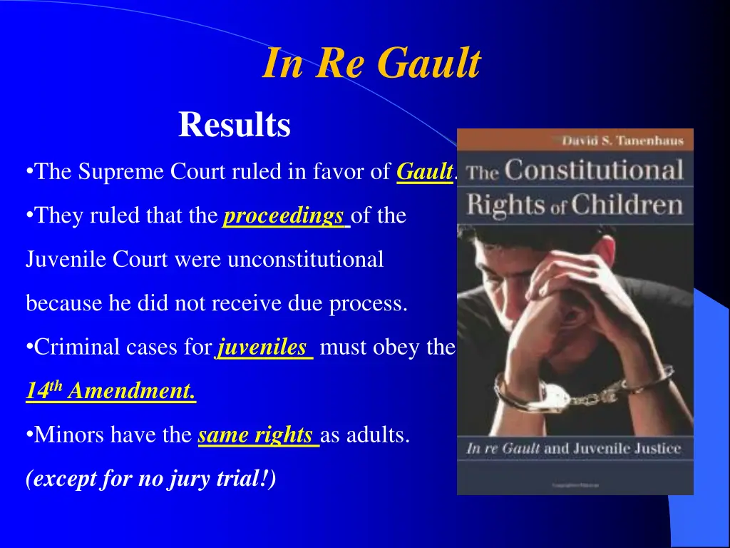 in re gault results