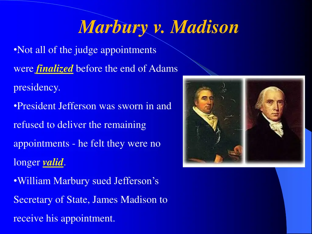 marbury v madison