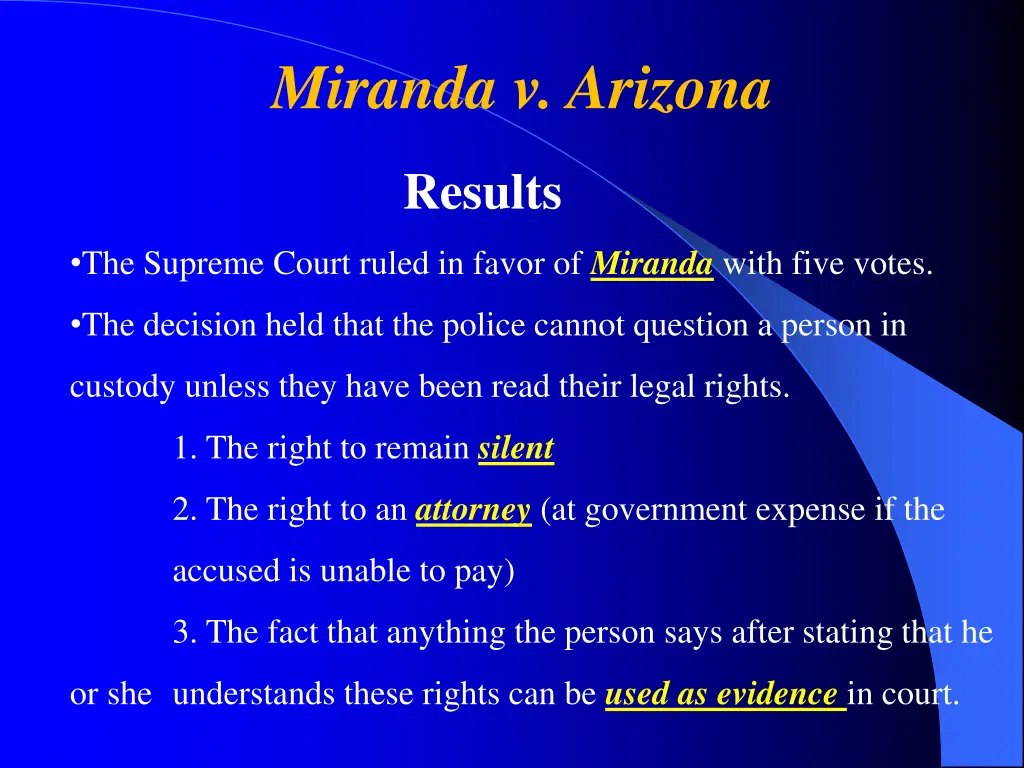 miranda v arizona 1