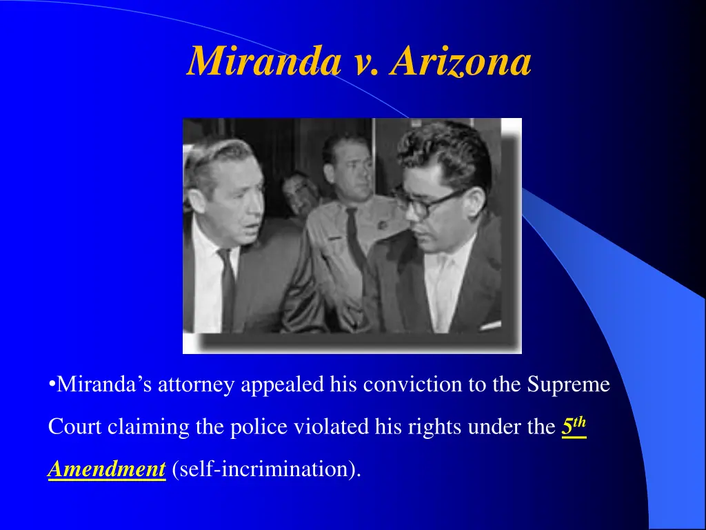 miranda v arizona