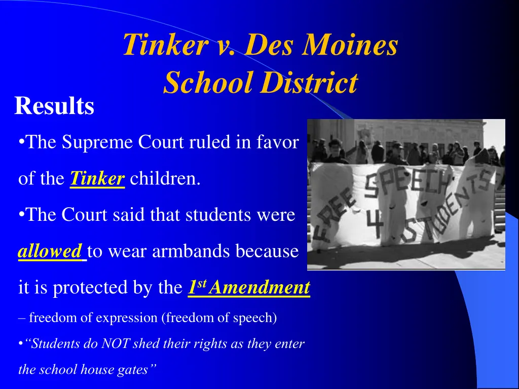 tinker v des moines school district 1