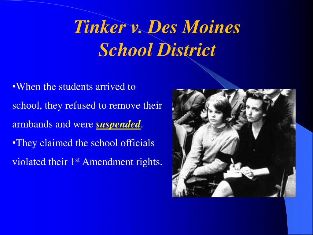 tinker v des moines school district