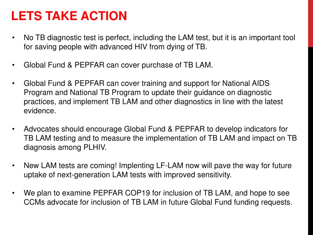 lets take action
