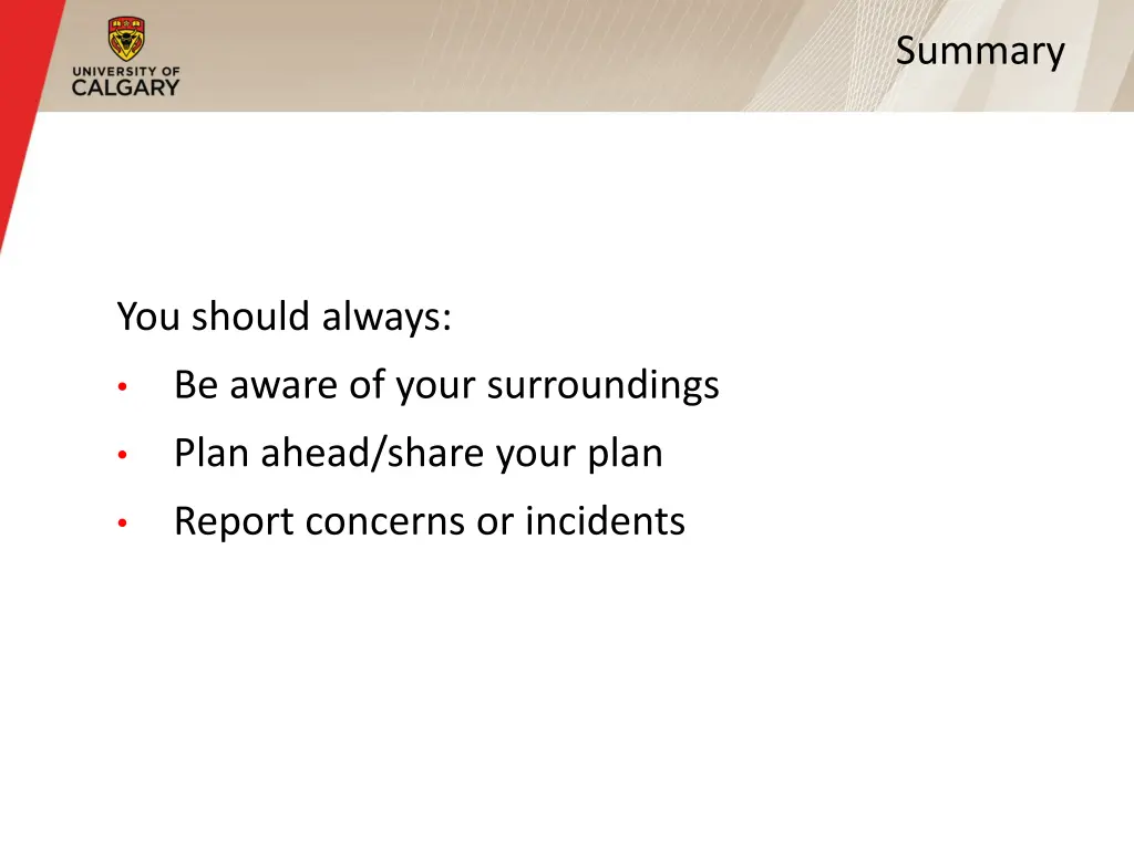 summary