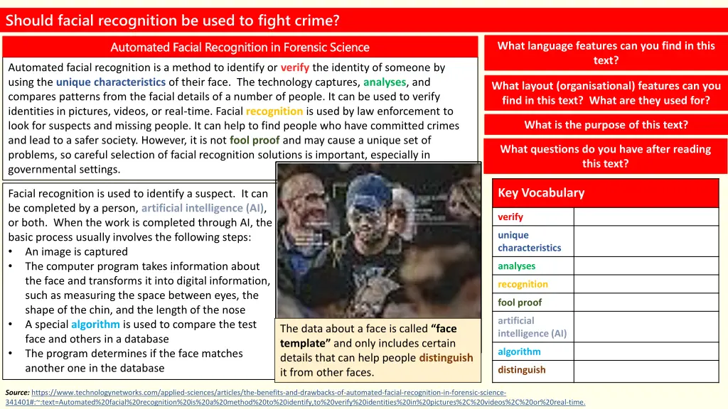 should facial recognition be used to fight crime