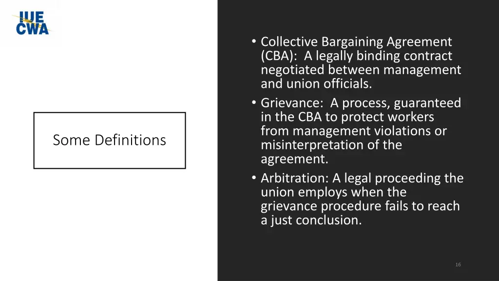 collective bargaining agreement cba a legally
