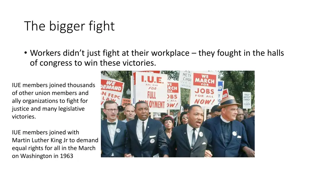 the bigger fight