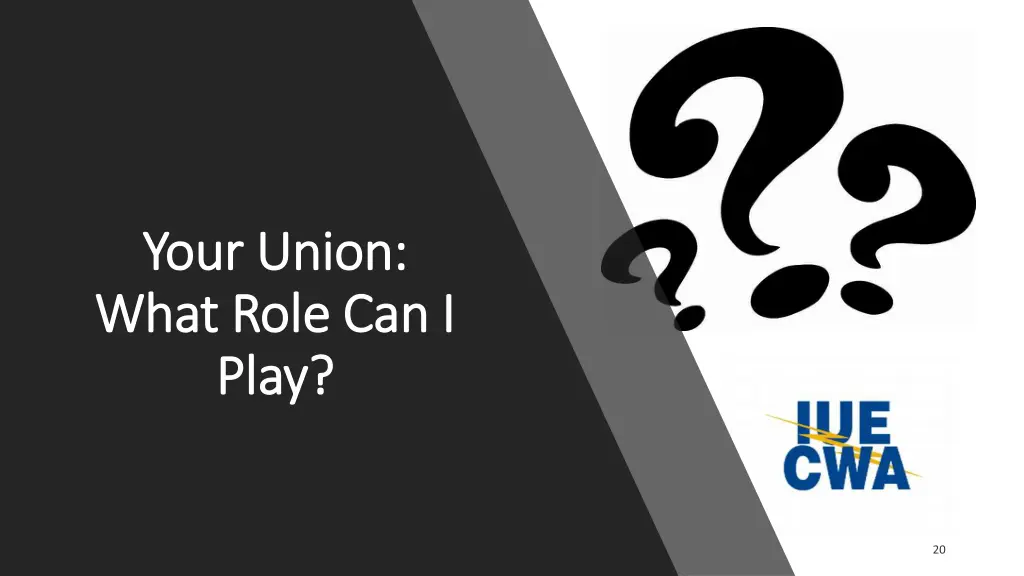 your union your union what what role can i role