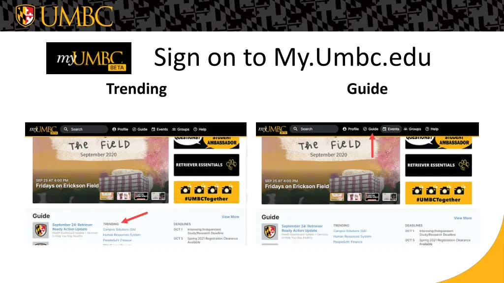 sign on to my umbc edu