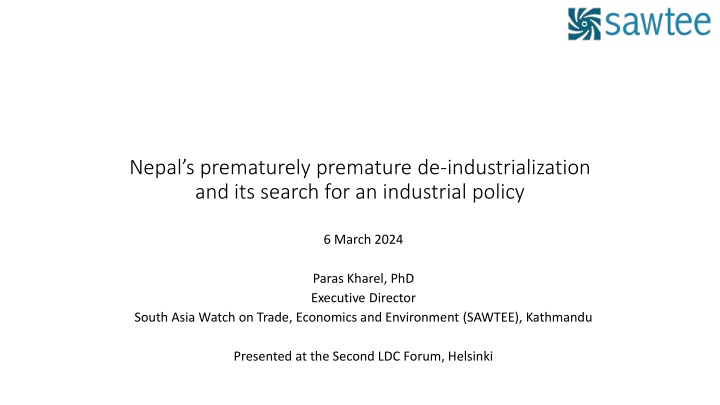 nepal s prematurely premature