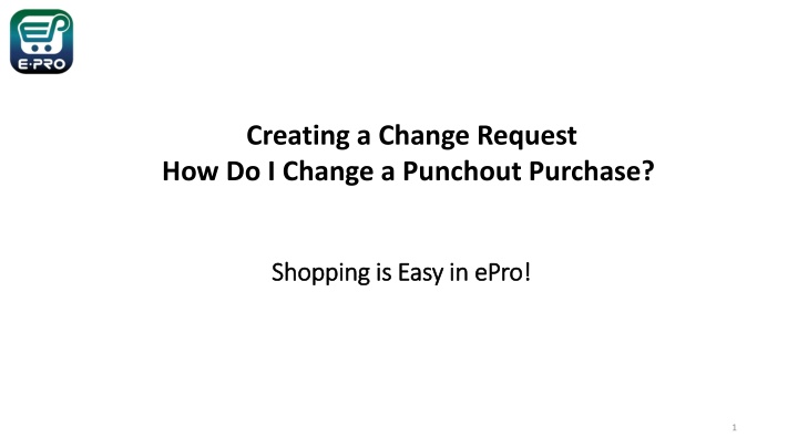 creating a change request how do i change