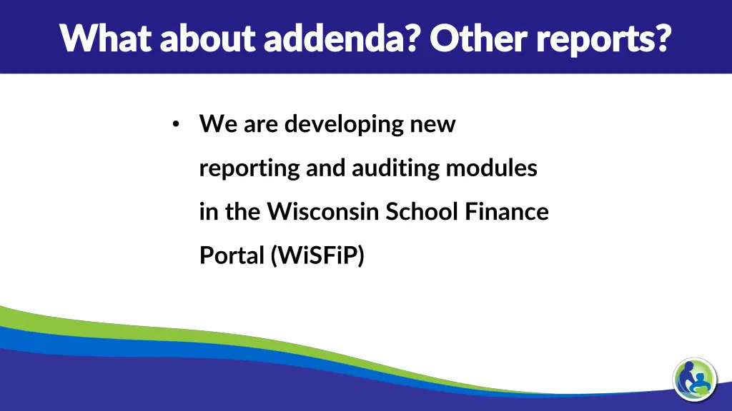 what about addenda other reports what about
