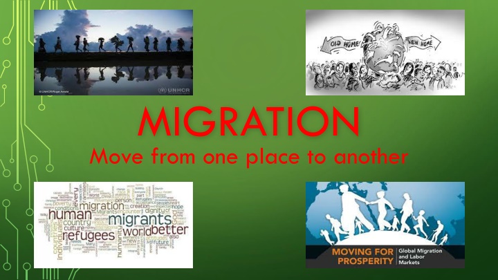 migration move from one place to another