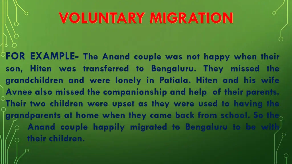 voluntary migration