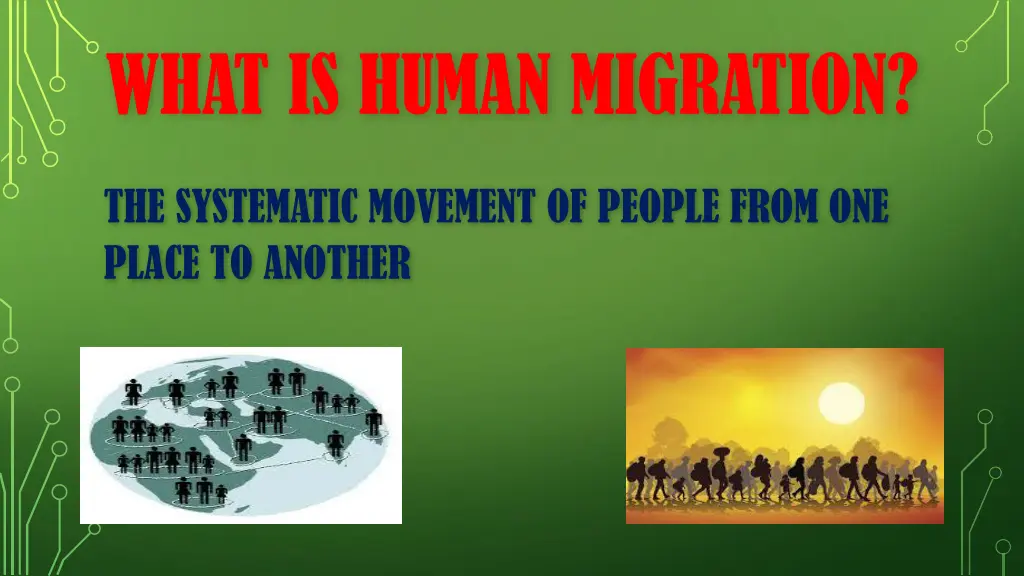 what is human migration