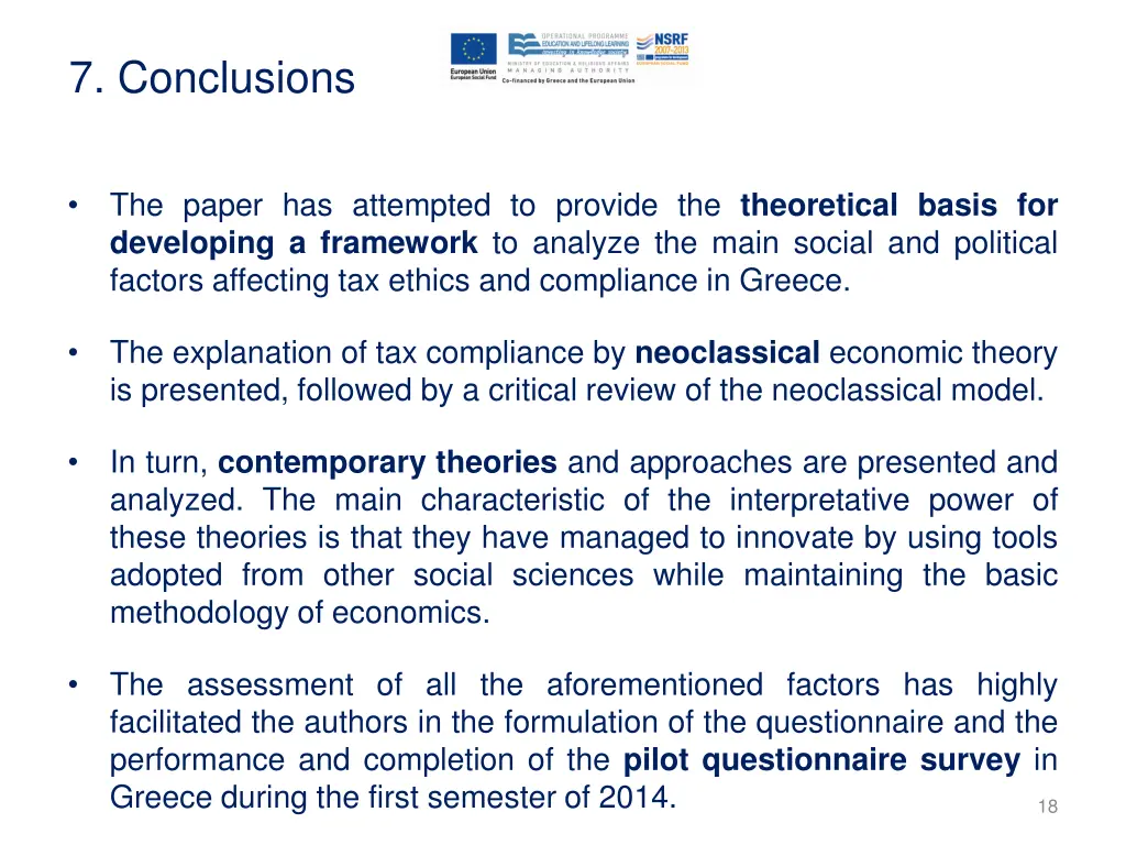 7 conclusions