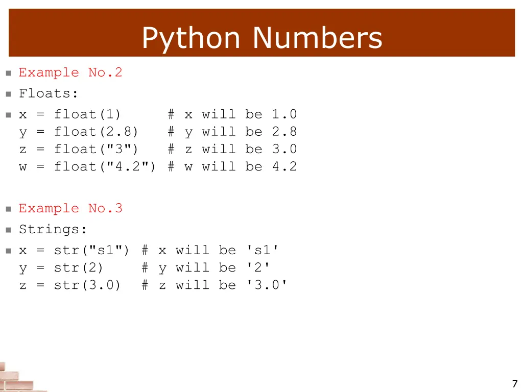 python numbers 5