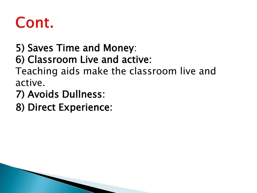 5 6 teaching aids make the classroom live