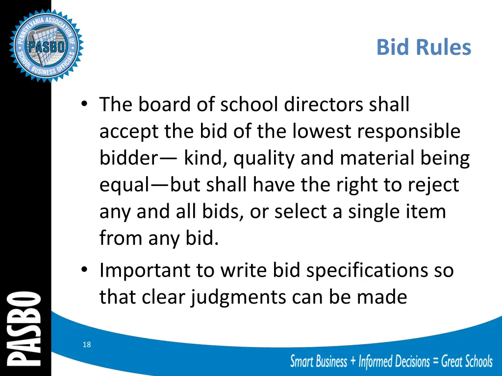 bid rules